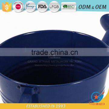 6 Inch Planters to Hang on Fence Metal Garden Plant Pots Planters photo-6