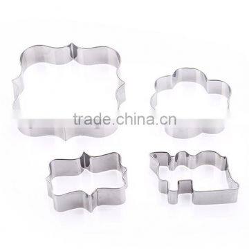 BZD19 Floral Pattern Stainless Steel Cake Mold Wholesale Cheap photo-5