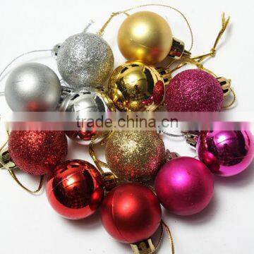 Cheap 24 Pcs Glitter Christmas 4 6 8 10cm Balls Baubles Xmas Tree Hanging Ornament Christmas Decor photo-4