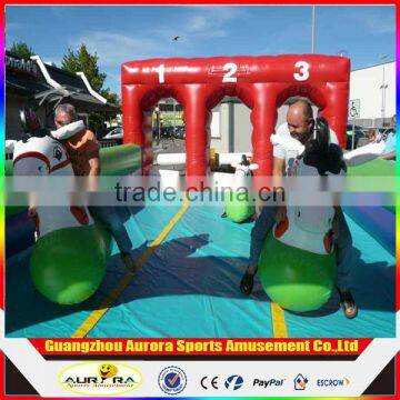 inflatable giant horse racing Pony horse factory price