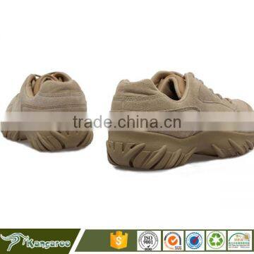 Low Cut Rubber Military Desert Laced Boots For Men photo-4