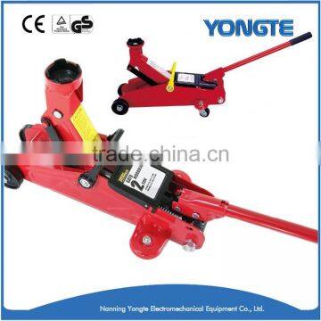 2T capacity load powered hydraulic trolley floor jack