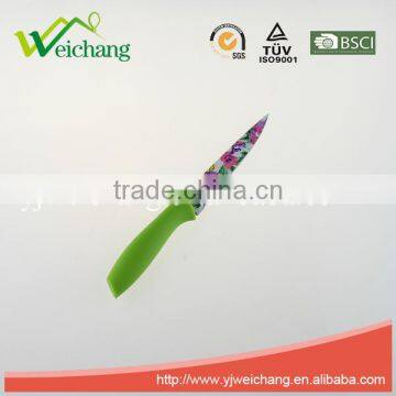 WCK609 5 Pcs Set Kitchen Knives Artwork Painting Blade PP Handle , Hot Sale photo-5