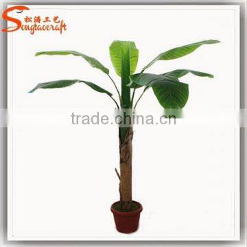 Indoor & Outdoor Artificial Big Green Leaves Artificial Plant photo-4