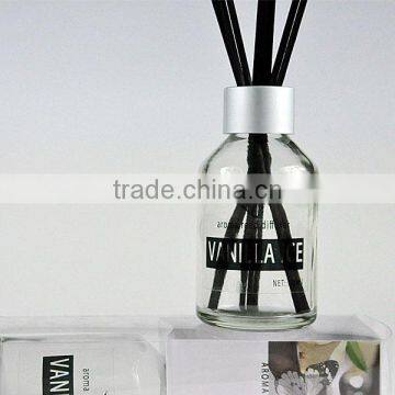 100ml Round Shape Aroma Scented Fragrance Reed Diffuser With Rattan/fiber Stick photo-4