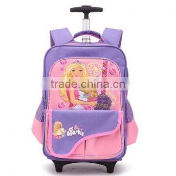 high quality kids school bag with wheels