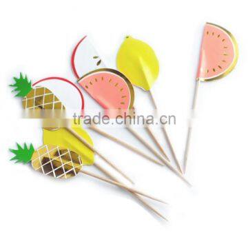 Decorative fruit pick for party