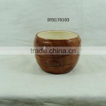 Cute Vegetable Shape Dolomite Ceramic Flower Pot for Home and Garden Decorative photo-6