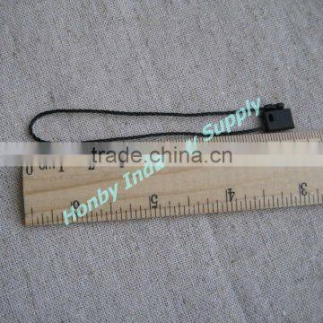 Custom 18cm Black Garment Hang Tag Rope Plastic String