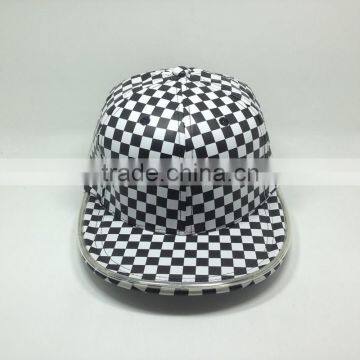 Damier Led Snapback Cap Flat And Short Brim Hip-Hop LED Cap