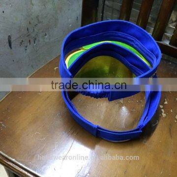 Custom Colorful Plastic And PVC Sun Visor Hat With Dongguan Factory photo-2