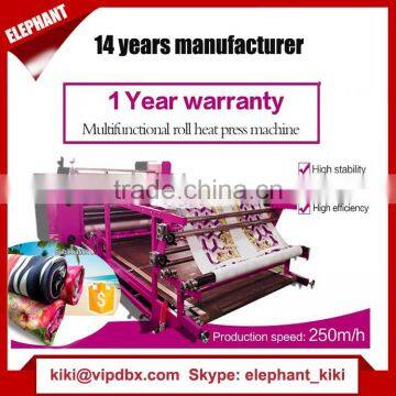 Wide format industrial Calendar press rotary textile roll roll sublimation heat press