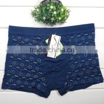 Long Time Wholesale Printing Bamboo Fiber Sexy Boxer Men Briefs Underwear photo-2