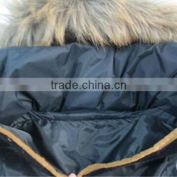 Girl Basic Padding Vest With Fur Hood photo-4