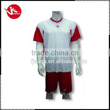 Cheap Plain Interlock Soccer Jersey and Short European Popular Club Style