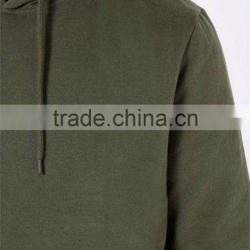Plain Classic Fit Hoodie Khaki Army Green Oversized Men Sweat Shirts Custom Logo Design Clothings photo-6