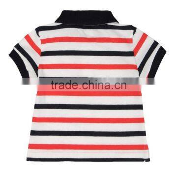 Striped Kid Polo Shirt Made in China Embroidery Kis Polo Shirt photo-3