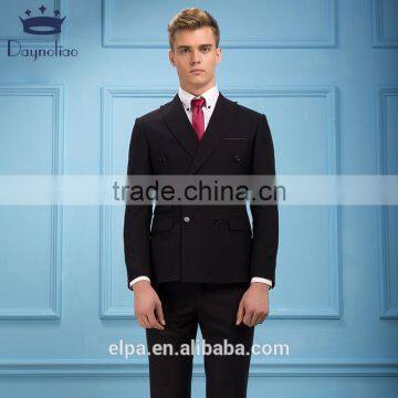 Daynoliao Half Lining Latest Design Woolen Slim Fitted Black Men Dress Blazer Designs photo-3