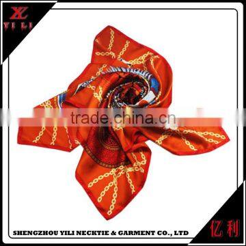 100% Silk Digital Printing Lady Beautiful Scarf photo-2