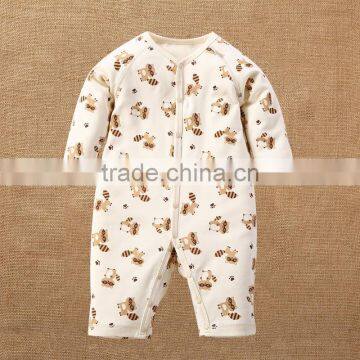 Animal Pattern Baby Infant Rompers Natural Colored Cotton Bodysuit Onesie One-piece Set photo-2