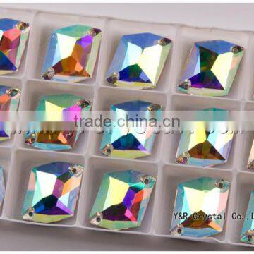 China Manufacturers Color AB Sew on Crystal Rhinestones for Wedding Dress photo-2