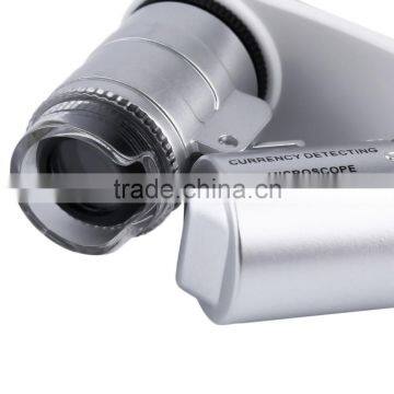 Wholesale 9882W 60X Magnifying Universal Mobile Phone LED Microscope Magnifier With Clip photo-5