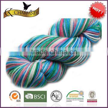 Gorgeous colorful wool yarn sweater yarn sock yarn knitted yarn