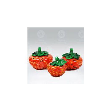 2015New Arriavl  Orange Glass Pumpkin Decoration For Home Decor