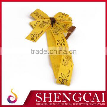 Gross Grain Printing Ribbon Bow