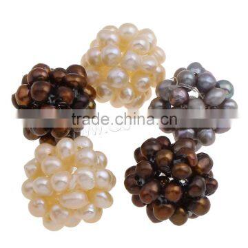 Wholesale Jewelry Natural Freshwater Pearl Mixed Colors Beads photo-2