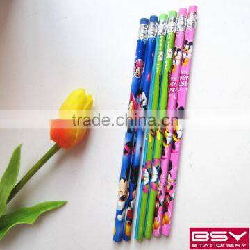 72 pcs shrink film pencils with eraser .