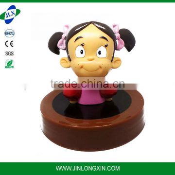 cartoon character figurine plastic bottle cover, personalized candy bottle lid