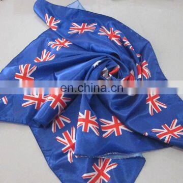 Custom Logo Polyester Cotton Satin Silk Square Bandana