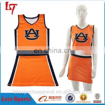 Custom sublimation pattern netball dress tennis set woman