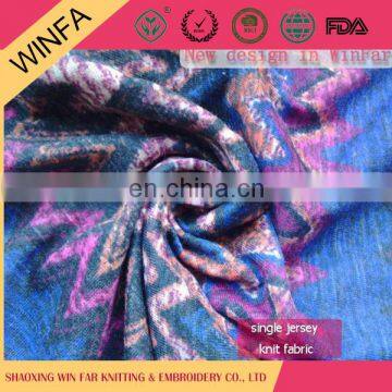 2015 New Made in China Colorful Plain Micro Polyester Jersey Fabric for Cloth