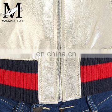 Women Autumn 2016 New Motorcycle Leather Coats Short Korean Version of Slim Real Leather Coat Female photo-6