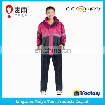 Maiyu 190T Polyester 0.2mm Waterproof Pants Rain Pants for Adults photo-4
