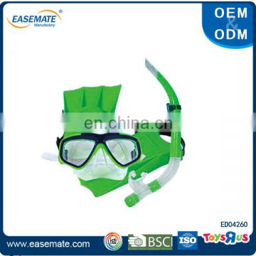 Wholesale kids sport toys swimming glasses and snorkel set