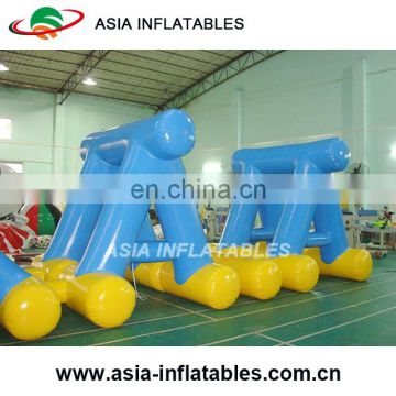 Inflatable Water Floating Track, Inflatable Water Run Park With Slide