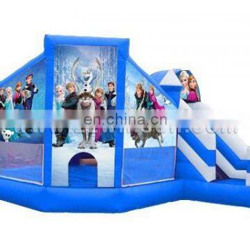 EN14960 Inflatable Frozen Bounce House Combo,Frozen 5 In 1 Combo Inflatable Bounce House, Inflatable Frozen Combo