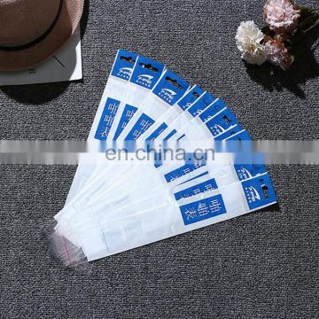 China wholesale pen packaging custom opp plastic bag/opp bag with hanging hole