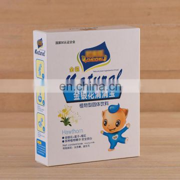 china company Foldable electuary box paper box with matt lamination luxury paper boxes