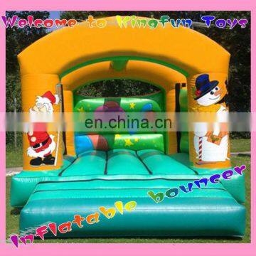 Christams inflatable bounce house for festival