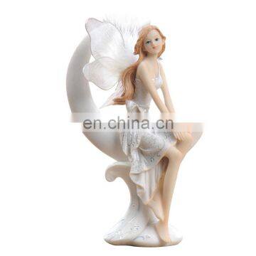 Europe style artistic angel figure for girls gift