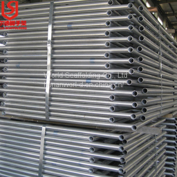 Frame scaffolding system hot dip galvanized Pre-galvanized scaffolding with walk board brace