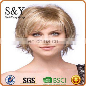 Wholesale Classic style High-temperature Short Straight hair Wig