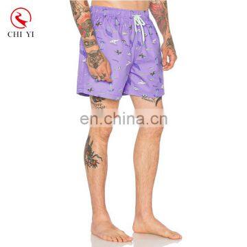 OEM 2017 Latest Design Sublimation Printed Mens Beach Shorts Quick Dry Swim Trunks photo-5
