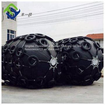 Big size Dia3.3m L6.5m pneumatic floating fender to India