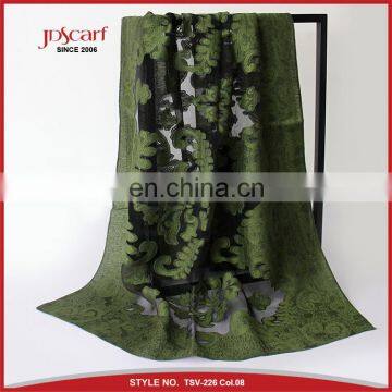 NEW design China manufacturer spring autumn swissdot pashmina beautiful ladies fashion accessory multicolor scarf