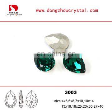 Transparent Shiny Drop Crystal Stone Hot Sell